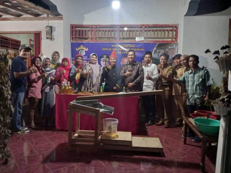 Alat Peras Jeruk Kalamansi Buatan Petani Sawit ini Ikut Lomba TTG Nasional