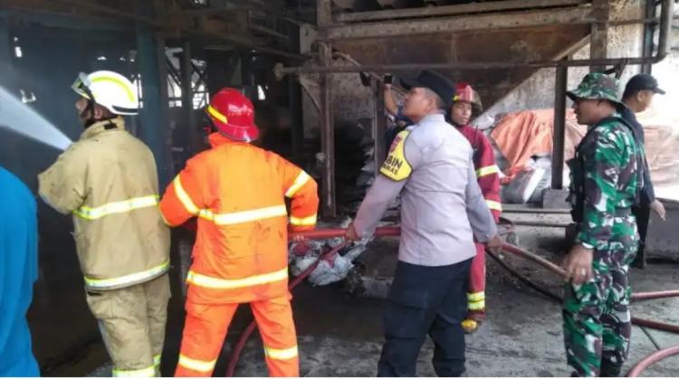 Pabrik CPO Terbakar Saat Tidak Dioperasikan