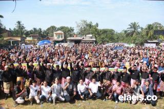 Ribuan Masyarakat Desa Kasikan dan Talang Danto Tandatangani Petisi Tolak Perpanjangan HGU PTPN V