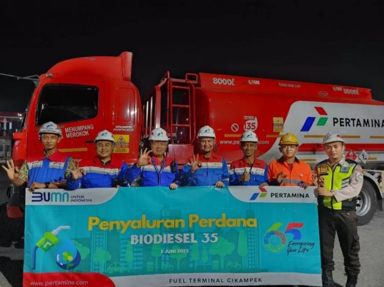 100% SPBU di Seluruh Indonesia Telah Menyediakan B35