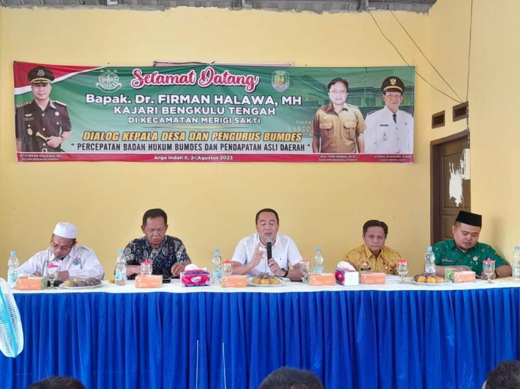 BUMDes di Bengkulu Tengah Rata-rata Belum Berbadan Hukum