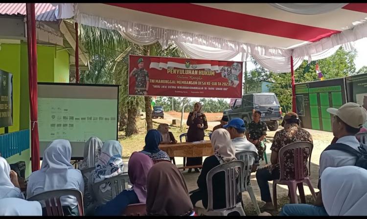 Kodim Beri Penyuluhan Bahaya Narkoba ke Petani Sawit Bengkulu Selatan 
