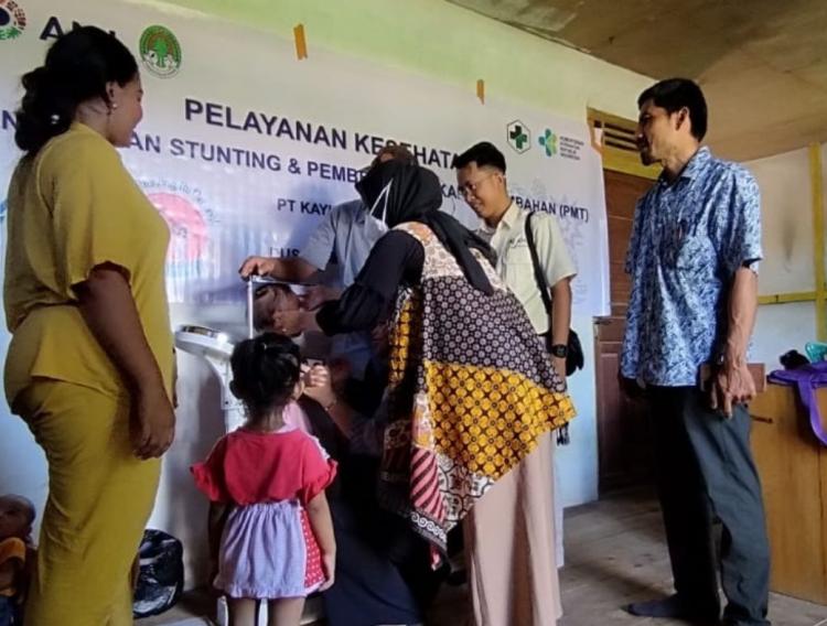 Peduli Tumbuh Kembang Generasi Penerus, PT KAL Lengkapi Prasarana Posyandu di 3 Desa