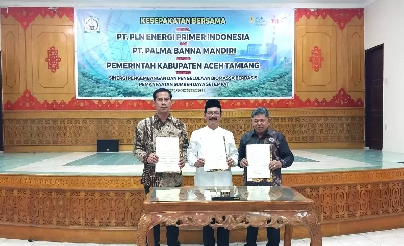 PLN EPI Gandeng Mitra di Aceh Kembangkan Biomassa untuk Pengganti Batu Bara di PLTU