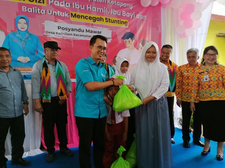 Dukung Upaya Pencegahan Stunting, PT KAL Salurkan Bantuan Sembako