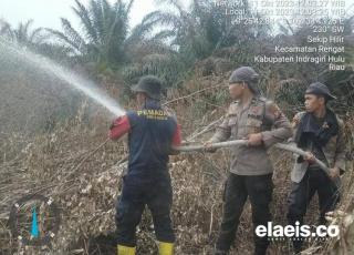 Pejuang Pemadam PT TPP Dikerahkan Padamkan Api Karhutla di Sungai Raya 