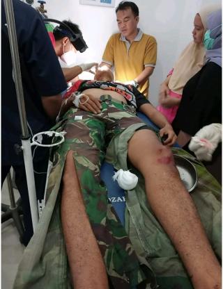 Dikejar, Maling Buah Sawit di Empat Lawang Bacok Anggota TNI