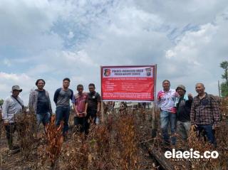 Pekebun Sawit Garap Lahan dengan Cara Membakar Ditangkap Polisi 