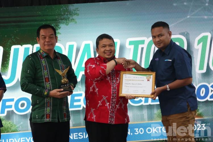 Hatabosi dan Sawit Berkelanjutan Antar Tapsel Masuk Top 10 Nasional I-SIM for Regencies 2023