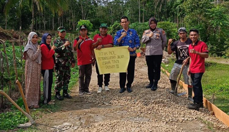Desa ini Ketiban Duit Rp 128 Juta, Jalan Usaha Tani Langsung Dilebarkan
