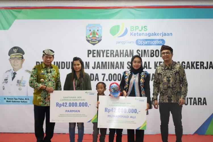7.000 Pekerja Rentan Dapat Bantuan Jaminan Perlindungan Sosial 