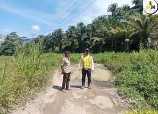 BPJN Sulteng Bangun Jalan Membelah Kebun Sawit di Buol