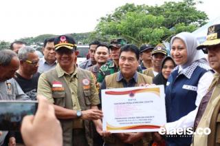 Kepala BNPB Terjun ke Inhu, Tinjau Masyarakat Terdampak Banjir