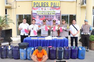 Warga PALI Diringkus Karena Miliki 280 Liter Solar Subsidi