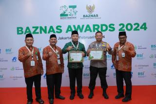 Bupati Siak Raih Raih Penghargaan Baznas Award 2024
