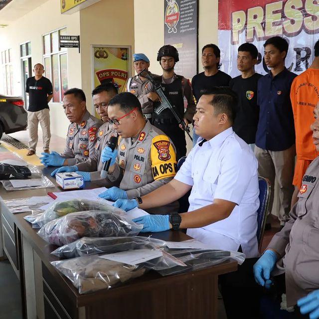 Ancam Karyawan yang Sedang Replanting Sawit, Anggota Kelompok Buay Mencurung Diamankan