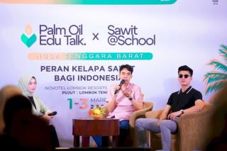 Sawit@School Kenalkan Kebaikan Sawit Kepada Pelajar di Lombok