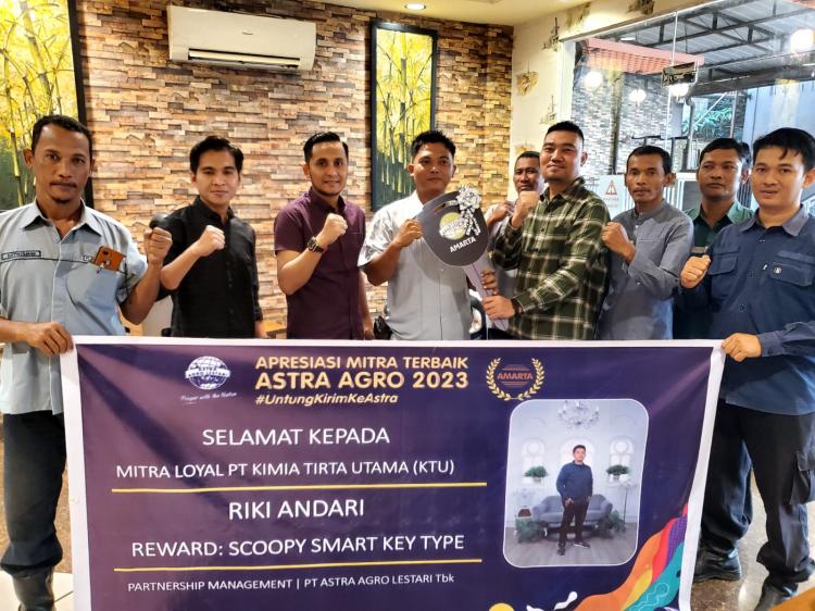 Apresiasi Penjualan TBS Sawit, PT KTU Beri