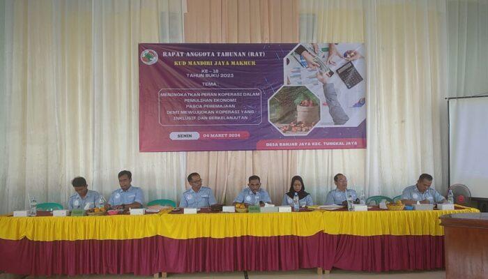 Evaluasi Kinerja, KUD Mandiri Jaya Makmur Gelar RAT Tahun Buku 2023