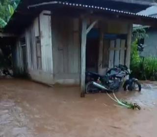 Banjir Terjang Rumah Petani Sawit di Bengkulu