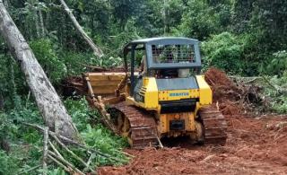 Desa di Bengkulu Bangun Akses Jalan Menuju Perkebunan Sawit Masyarakat