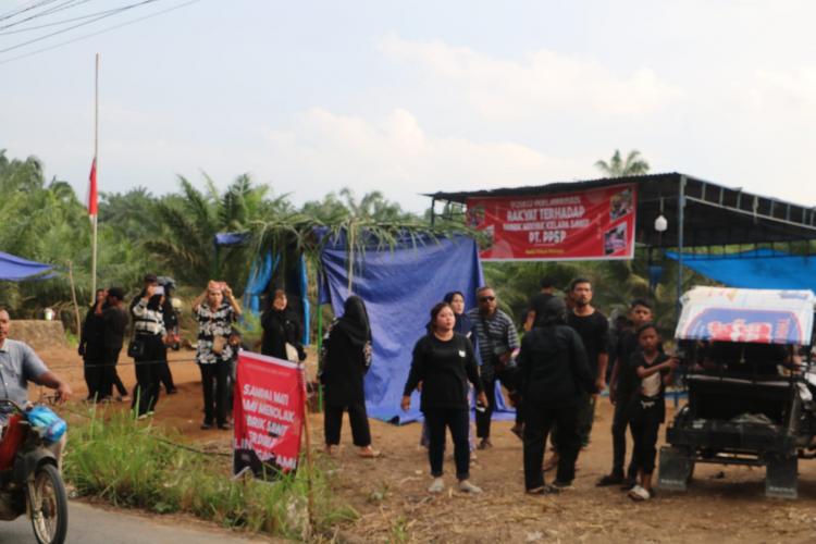 Dikawal Ketat, Penentang PKS PT PPSP Hentikan Penghadangan Truk Sawit