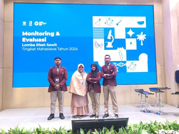 Kepada Juri Lomba Riset BPDPKS, Tim Mahasiswa ITSI Sodorkan Tantri