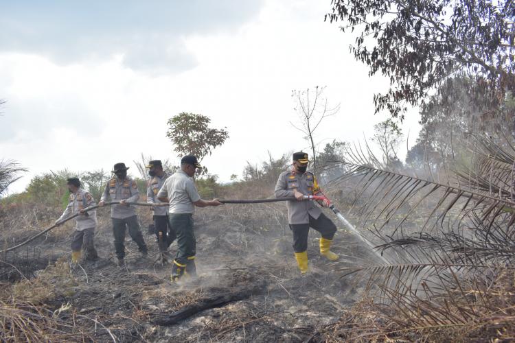 Inhu Bentuk Posko Penanggulangan Karhutla