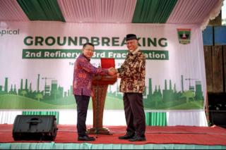 Melalui PT PRC, Apical Groundbreaking Refineri di Teluk Bayur