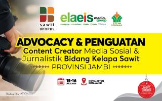 Pendaftaran Ditutup, Peminat Pelatihan Content Creator Media Sosial dan Jurnalistik Sawit EMG di Jambi Membludak