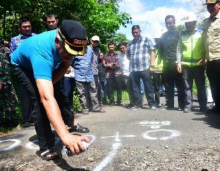 Jalan Poros Sepanjang Lebih 5 Km di Rejang Lebong Dibangun dengan DBH Sawit