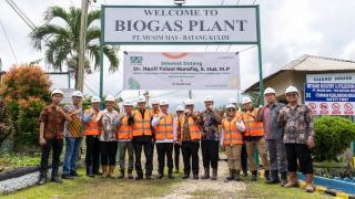 Menteri LH Tinjau Penerapan Teknologi Methane Capture di Pabrik Sawit di Pelalawan