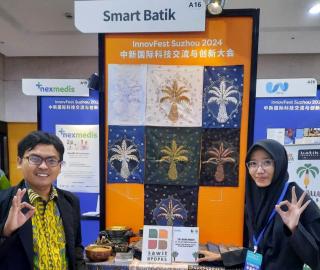 Ikut InnovFest Suzhou 2024 di China, Batik Sawit Ramah Lingkungan Go International
