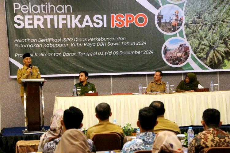 Pemkab Kubu Raya Gelar Pelatihan Sertifikasi ISPO dengan Pendanaan DBH Sawit