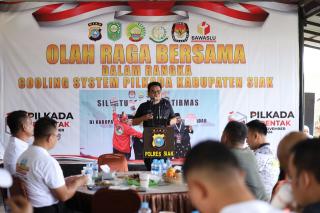 Pjs Bupati Siak Apresiasi Paslon Bupati Yang Hadir Olahraga Bersama Terjalin Akrab