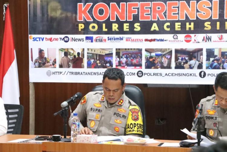 Tindak Kriminal di Aceh Singkil Meningkat, Terbanyak Kasus Pencurian Sawit