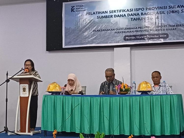 Tingkatkan Skill, Petugas Pendamping dan Pekebun Sawit Sulbar Ikut Pelatihan ISPO