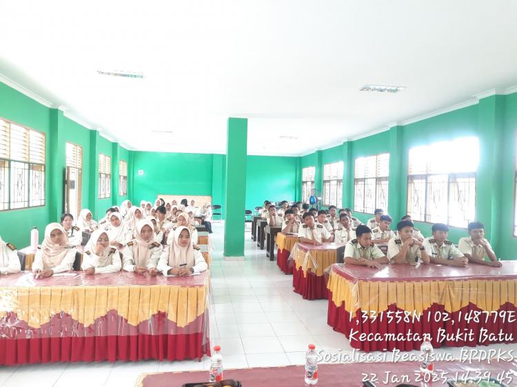 Sepi Peminat, Beasiswa Sawit Disosialisasi kepada Siswa di Bengkalis