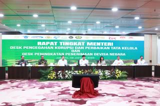 Jaksa Agung Pimpin Rapat Tingkat Menteri Bahas Pencegahan Korupsi dan Peningkatan Penerimaan Devisa