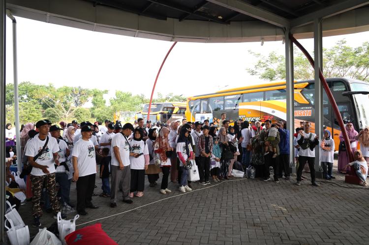 520 Tiket Mudik Bersama BUMN 2025 PTPN IV Regional III Ludes