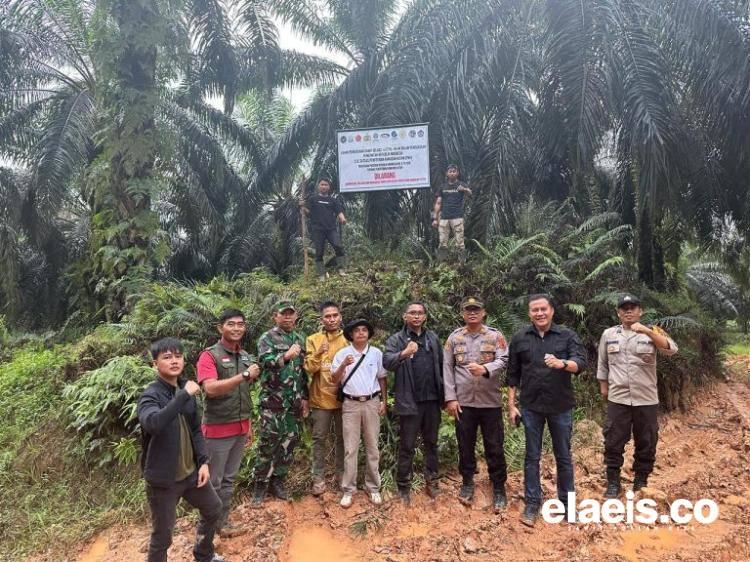 Pasca dilaporkan LSM MAPPAN, Lahan Sawit Seluas 615 Hektar Milik PT CKT disita Satgas PKH Kejati Jambi