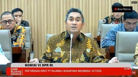 Komisi VI DPR RI Pertanyakan Masalah Ketersediaan Minyak Goreng dalam RDP dengan ID Food