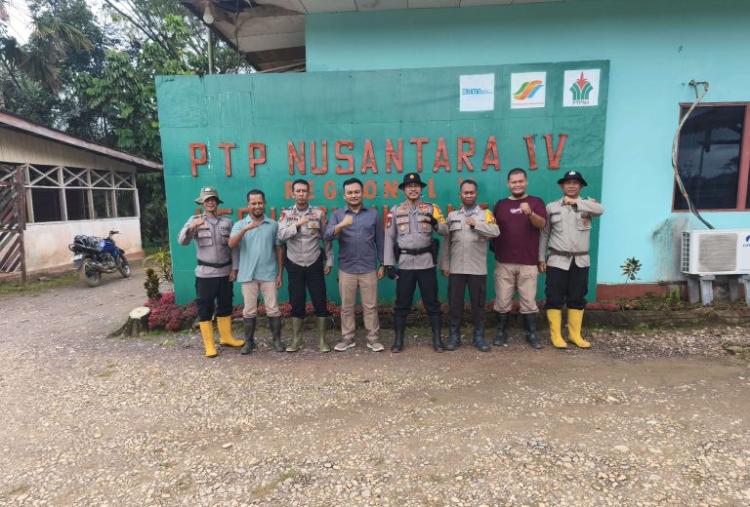 Polsek Meliau Jalin Sinergi dengan PTPN IV Regional V Jaga Kamtibmas