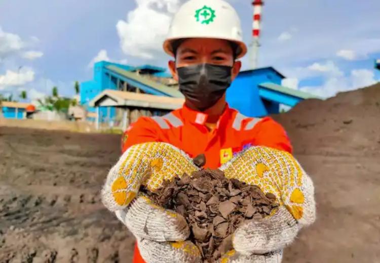 350 Ton Cangkang Sawit Dipasok untuk Co-firing di PLTU Tidore