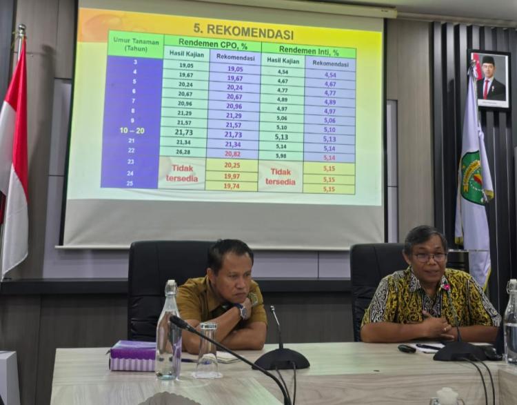 Segini Hasil Rendemen Kelapa Sawit di Kaltim