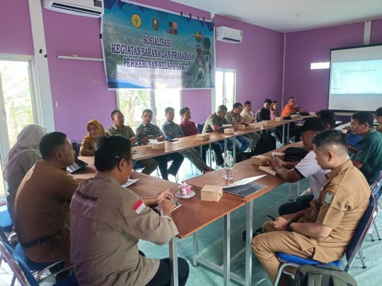 Program Sarpras Perkebunan Kelapa Sawit Disosialisasikan di Sanggau