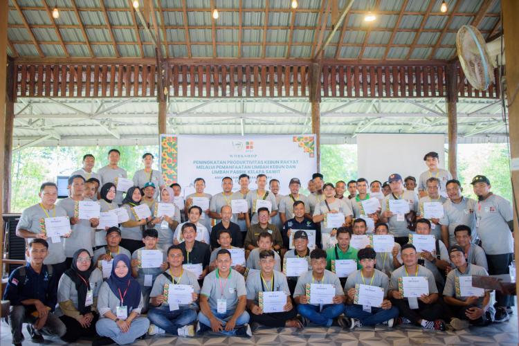 Kolaborasi Dengan BPDP, Samade Taja Workshop Peningkatan Produktivitas Kebun Rakyat Dengan Pemanfaatan Limbah Sawit