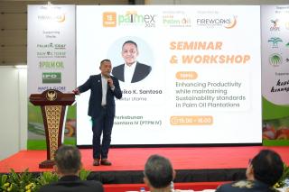 Jatmiko Berbagi Kunci Transformasi PalmCo di Palmex Internasional 2025