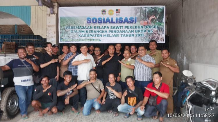 Dorong Kesejahteraan Petani, Pemkab Melawi Sosialisasikan Program PSR 