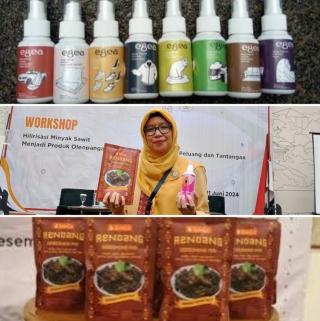 Di SBRC IPB, Limbah Sawit Diolah Jadi Hand Sanitizer Hingga Bumbu Rendang